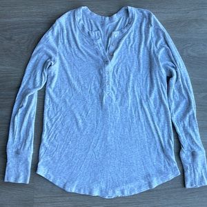 Womens Aerie Real Soft Henley Size M Like New